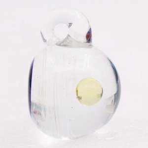 Boule d'étoile en verre dichroïque faite à la main pour la fabrication de bijoux pour enfants boule de Zircon <span class=keywords><strong>ambre</strong></span> avec <span class=keywords><strong>pendentif</strong></span> univers à breloques spatiales - Product Image 6