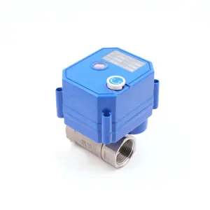 Sản xuất tại trung quốc cwx-25s dn20 đầy đủ đường kính cr02 điện ss cơ giới nước kiểm soát dòng chảy bóng van 24v 220v thiết bị truyền động