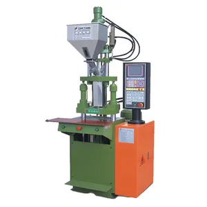 Machine de moulage par injection verticale, w, câble et prise, petite machine de fabrication de plastique