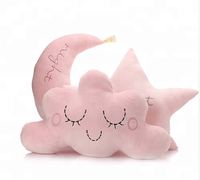 Oreiller Lune et Étoile à Vendre / Jouet en Peluche en Forme de Lune et d'Étoile en Gros, Jouet en Peluche en Forme de Cœur, Mini Jouets en Peluche