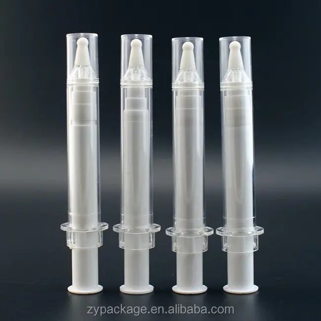 Empty 10ml Cosmetic Syringe Airless Bottle Serum Pump Dispenser 5 ml 10 ml 20 ml Teeth Whitening Gel Packaging