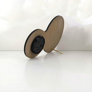 <span class=keywords><strong>Horloge</strong></span> de table <span class=keywords><strong>ronde</strong></span> <span class=keywords><strong>en</strong></span> <span class=keywords><strong>bois</strong></span>, vierge pour sublimation, réveil de bureau - Product Image 5