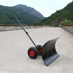 Portable Small Walk-Behind Snow Plow Snow Sweeper