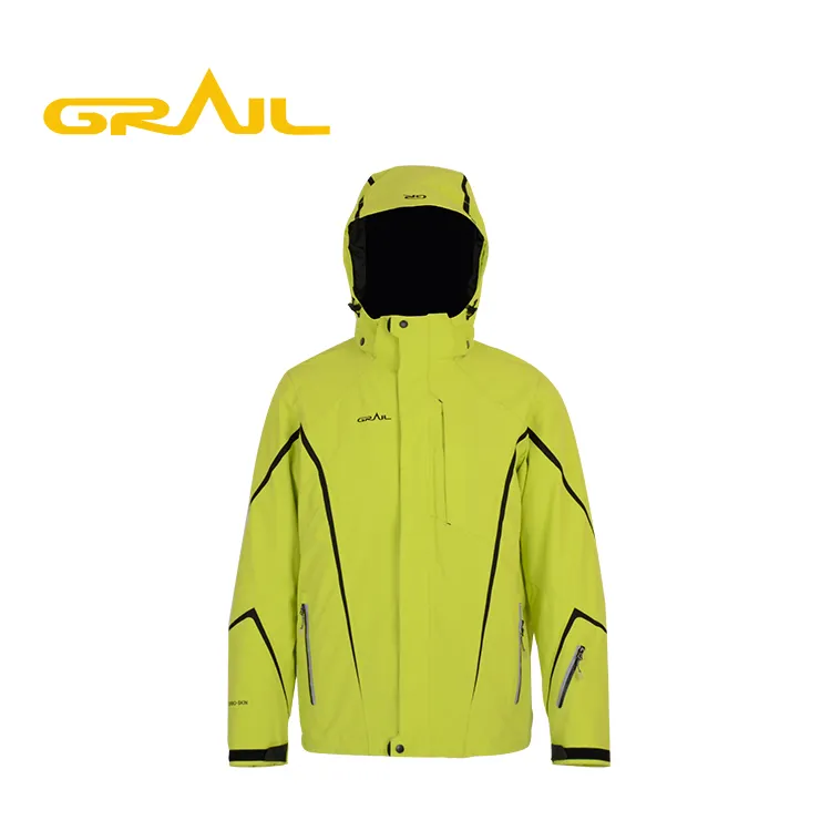 New arrival oem design fashion active mens waterproof hardshell ski jacket