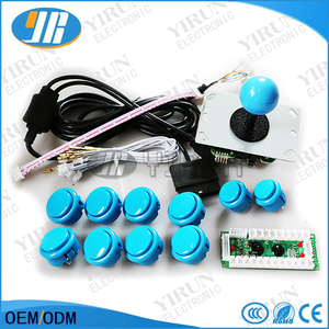 Bộ Trò Chơi Điện Tử Tự Làm Dành Cho PC/PS2/PS3 Bộ Mã Hóa USB + Cần Điều Khiển SANWA + Nút Ấn SANWA 30 & 24Mm + Dây Cáp Cho PCB - Product Image 3