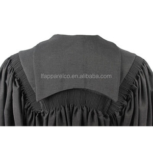 UK Style Barrister Gown-Black Color - Product Image 3