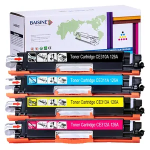 Barang Baru Katrij Printer Warna Cerah CE310A CE311A CE312A CE313A Cartridge IJ Toner Kompatibel 126A Toner