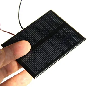 0.5W 5V 100MA太陽電池モジュールワイヤーDIYソーラーパネル充電器システム3.6Vバッテリー研究キット用ミニソーラーシステム