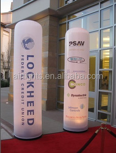Publicidad al aire libre de iluminación con <span class=keywords><strong>la</strong></span> impresión de <span class=keywords><strong>la</strong></span> insignia, Por encargo LED inflable pilares/columnas - Product Image 2