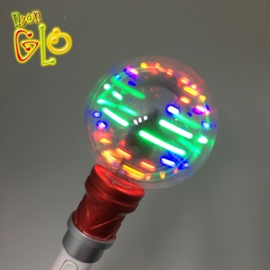 Çocuk oyuncak Led iplik Light Up prenses değnek parti Spinner değnek yıldız şekli - Product Image 2