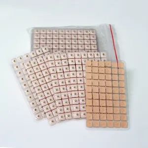 Medicina Monouso sterile Cina Naturale semi di Usa E Getta sterili magnetico pellet-oro placcato orecchio ago palle - Product Image 1