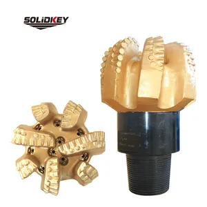 7 blades12 1/4 inch drill bits matrix body diamond pdc bit water well drilling stone rock cutting tools