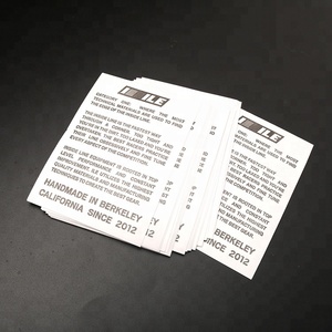 Sew On Thương Hiệu Tùy Chỉnh Logo In Màu Tyvek Quần Áo Chăm Sóc Thẻ Nhãn Cho May Mặc - Product Image 1