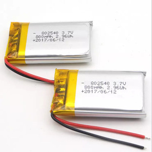<span class=keywords><strong>3</strong></span>,7 V 800 mAh lipo batería para herramienta eléctrica ithium batería de polímero 802540 - Product Image 2