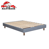 Meubles de qualité pour la chambre à coucher Ensemble de lit double simple Lits semi-relevés Cadre de lit king size à plateforme en bois
