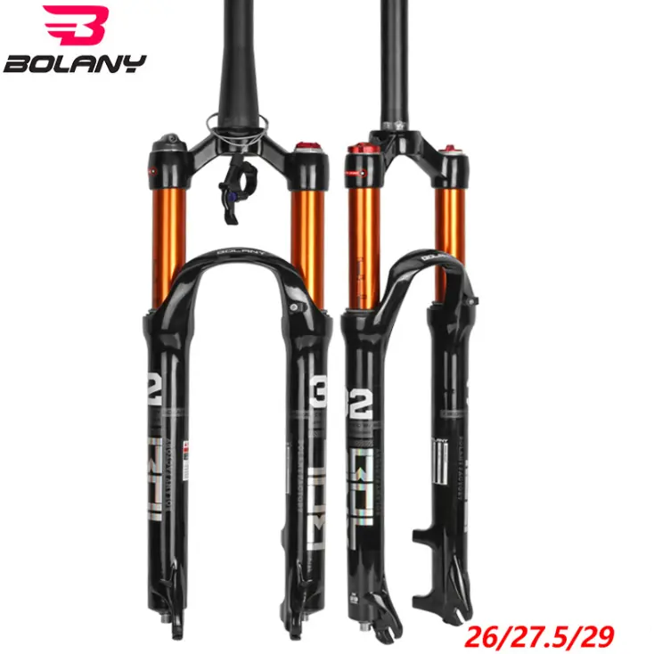 Fka002 bolany garfo de bicicleta, garfo de liga de magnésio com controle remoto, 26 "/27.5"/29 "para mountain bike