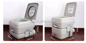 Gris de una pieza 10L 20L usado Western Indoor Disabled Flush Hospital Marine Mobile Wc Camping inodoro portátil de plástico para la <span class=keywords><strong>venta</strong></span> - Product Image 2