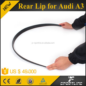 Jc Sportline PU sin pintar A3 trasera sedán Trunk Lip Spoiler Wing para Aud i 2013 4D - Product Image 1