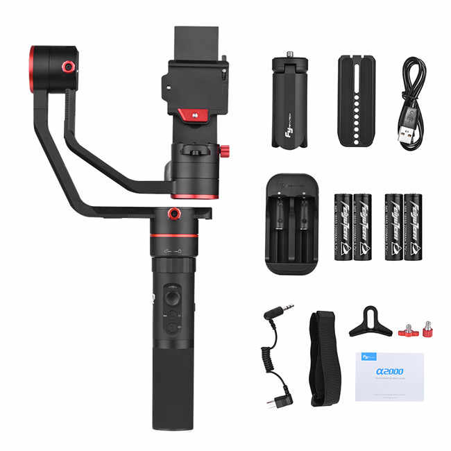 FeiyuTech a2000 3軸 ミラーレスカメラ ジンバル スタビライザー