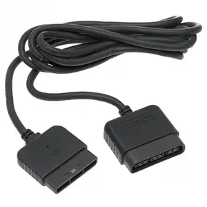 Cable de extensión de controlador de juego Gamepad de 1,5 m Cable de plomo para consola Playstation 2 PS1 PS2 negro de alta calidad envío rápido