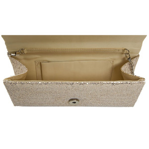 Herald Fashion — <span class=keywords><strong>sac</strong></span> à main de soirée <span class=keywords><strong>pour</strong></span> femmes, pochette de soirée à paillettes Vintage, <span class=keywords><strong>sac</strong></span> à bandoulière <span class=keywords><strong>doré</strong></span> scintillant - Product Image 3