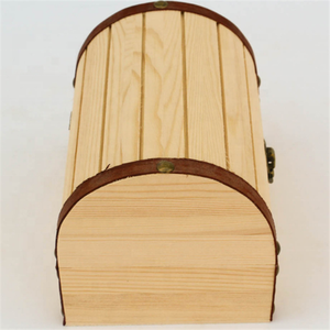 Arcón <span class=keywords><strong>Vintage</strong></span> <span class=keywords><strong>de</strong></span> <span class=keywords><strong>madera</strong></span> con remaches <span class=keywords><strong>de</strong></span> cuero, caja con cúpula <span class=keywords><strong>de</strong></span> <span class=keywords><strong>madera</strong></span> personalizada, tapas vapeadas, Cofre del Tesoro del pirata - Product Image 6