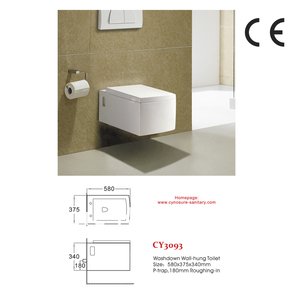 WC mural certifié CY3093-CE pour hôtel - Product Image 5