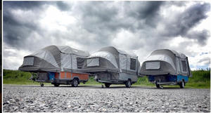 Popular carpa de inflado de aire recorrido de lujo al aire libre remolque de caravana de doble pliegue remolque de <span class=keywords><strong>camping</strong></span> todoterreno - Product Image 5
