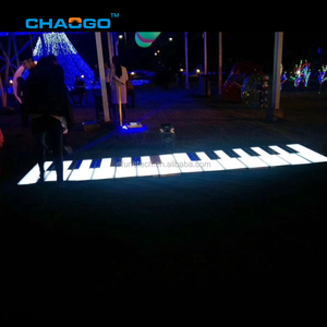 Tùy Chỉnh Thực Hiện Thương Mại Di Động Led Đàn Piano Mặt Đất Sàn Màu Thay Đổi Ngoài Trời Chơi Âm Nhạc Tương Tác Led Đàn Piano Gạch - Product Image 1