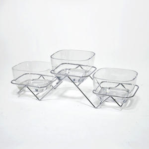 ชั้นวางถาดขนมลวดใสอเนกประสงค์ดีไซน์ทันสมัย - Product Image 2