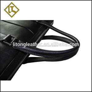 2015 Designer marque Custom <span class=keywords><strong>serviette</strong></span> <span class=keywords><strong>serviette</strong></span> en <span class=keywords><strong>cuir</strong></span> <span class=keywords><strong>noir</strong></span> hommes porte - documents en <span class=keywords><strong>cuir</strong></span> - Product Image 5