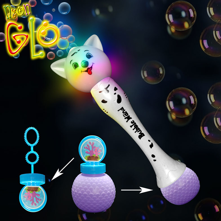 Красочный производитель пузырей, светодиодная палочка для собак
