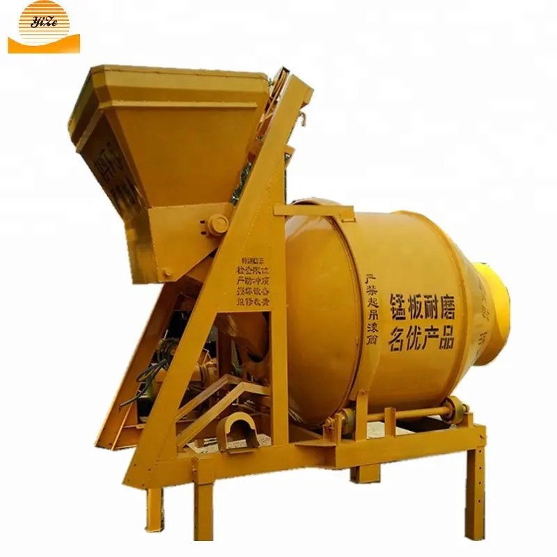 350 Liter Semen Mortar Beton Mixer Mesin Otomatis Hidrologi Seluler Listrik Mesin Pengaduk Beton