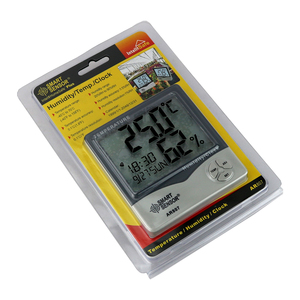 Digital Máy Đo Độ Ẩm Nhiệt Độ Nhiệt Độ Ẩm Nhiệt Độ Meter tester Trạm Thời Tiết W/Lịch & Đồng Hồ Báo Động - Product Image 5