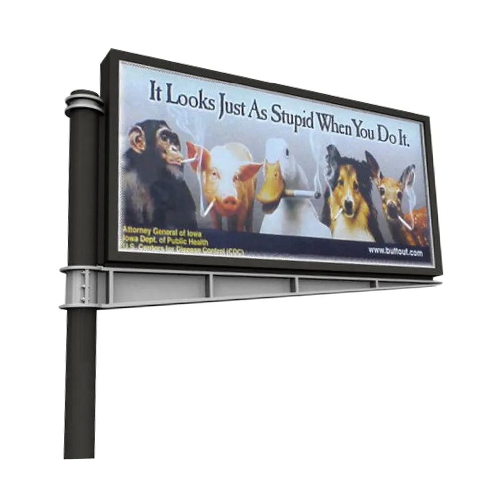 Außenwerbung Verwendet Billboard Zeichen Verkauf