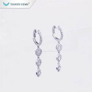 Tianyu gemas de joyería de china fabricante de plata <span class=keywords><strong>925</strong></span> chapado en oro rosa anillo pendientes - Product Image 5
