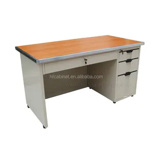 Wooden Top Steel Office Desks/ Steel Office