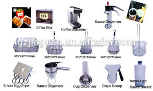 fast food équipements de cuisine table manuel de chapelure - Product Image 3
