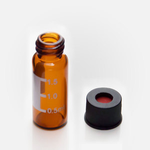 Laboratuvar cam flakon mühür 8-425 vida polipropilen kapatma kapağı PTFE silikon kauçuk 8mm ön yarık <span class=keywords><strong>Septum</strong></span> - Product Image 1