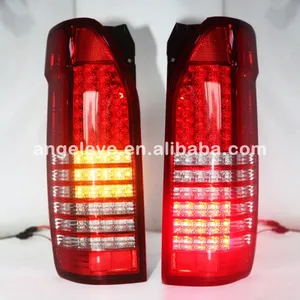 Feu arrière pour TOYOTA Hiace 2005 — 2009, phare LED rouge blanc