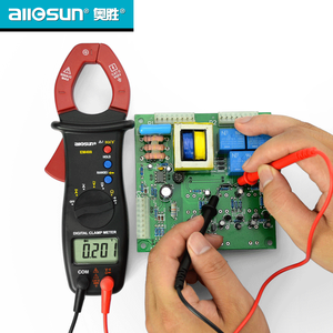 Pinza Amperimétrica Digital Compacta Allosun EM400, Medidor de Corriente CA - Product Image 5