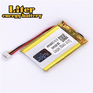 Connector <span class=keywords><strong>2</strong></span>,0-3 p 3,7 V 603448 1200 mAh rechargeable LiPo battery solar Li ion polymer lithium battery with PCM - Product Image 2
