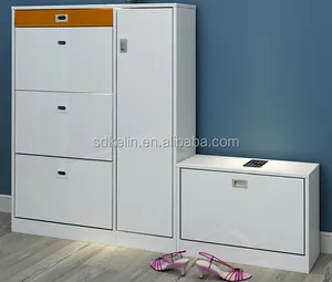 Hochglanz tür schuh schrank mit sofa