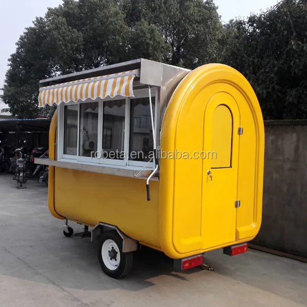 Elettrico rickshaw cibo van/food trucks ristorazione mobile rimorchio/elettrico riscaldato cibo carrello