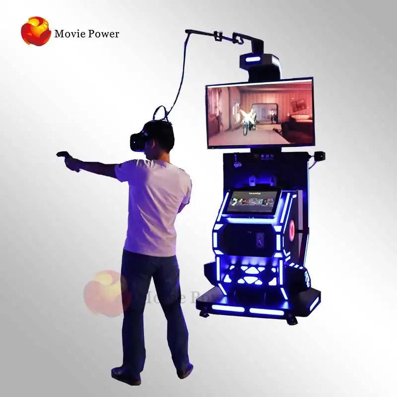 ארקייד שעשועים פרק 9d קולנוע VR ירי סימולטור הכה מציאות מדומה לשחק תחנת VR כושר עבור מקורה מגרש משחקים