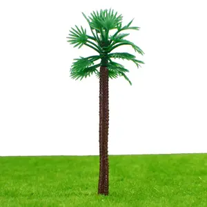 S60-500-modelo de palmera de cobre, modelo de escala arquitectónica de 1:500 y 3,5 cm, para diseño de tren/paisaje de árboles