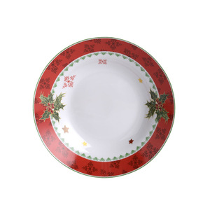 18 pcs Dîner Ensemble <span class=keywords><strong>Porcelaine</strong></span> De Noël <span class=keywords><strong>Vaisselle</strong></span> <span class=keywords><strong>Service</strong></span> pour 6 Micro-ondes et Au Lave-<span class=keywords><strong>Vaisselle</strong></span> - Product Image 3