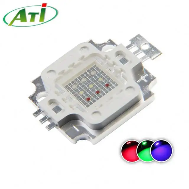 Chip Led Uv Ungu 390Nm-39 NM-400Nm-40, 5Nm 10W untuk Pencetak 3D Pengering Tinta