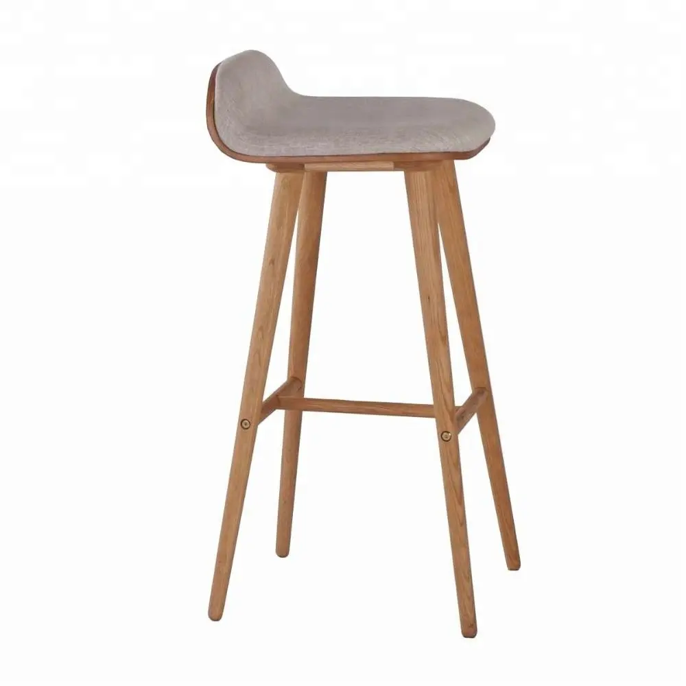 Taburete/silla para Bar, madera china, Vintage, tapizado, sólido, Industrial, alta, madera