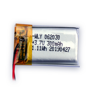 <span class=keywords><strong>Ultra</strong></span> ince 3.7V şarj edilebilir lityum pil pil <span class=keywords><strong>300mAh</strong></span> 062030 <span class=keywords><strong>lipo</strong></span> pil - Product Image 1